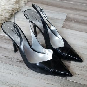 Guess Sling Back Pumps